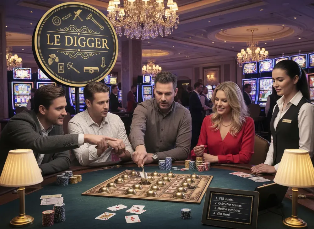 Le digger - Guide till kasinospelet och spelregler